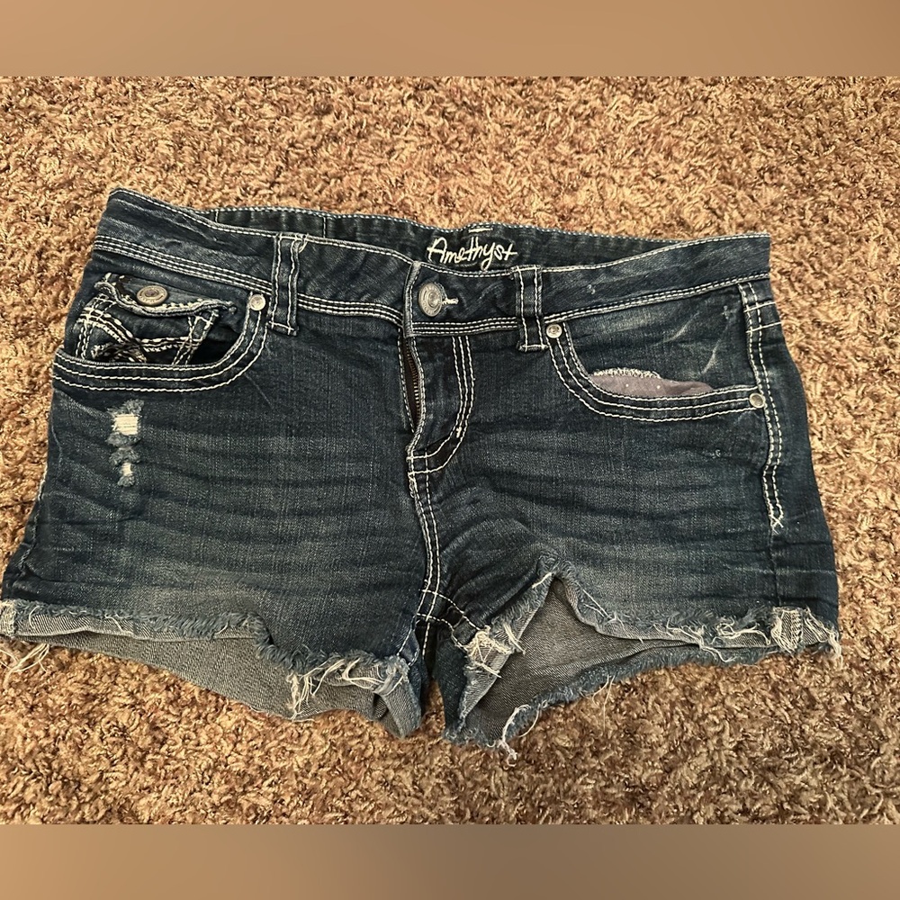 Amethyst Jeans Dark Blue Jean Shorts